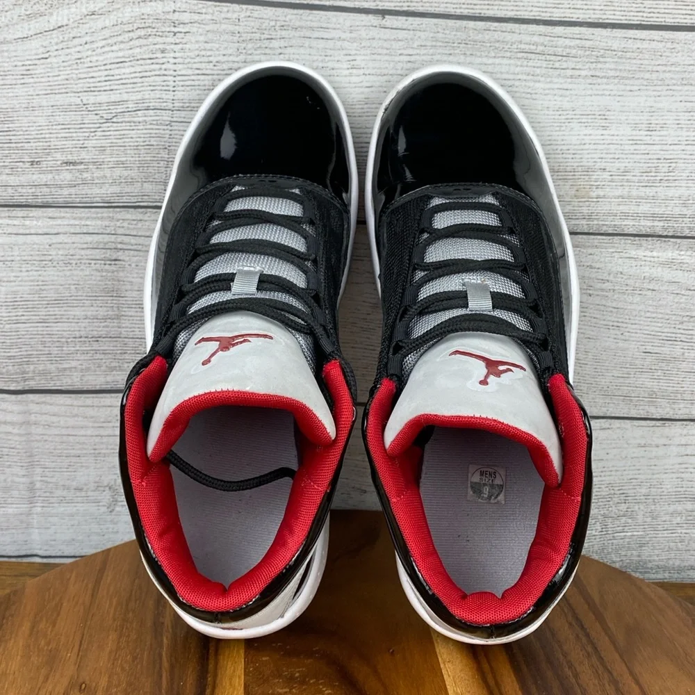 Jordan Max Aura 2 Black Cement Red Men’s Sneakers CK6636-006 Shoe Size 9